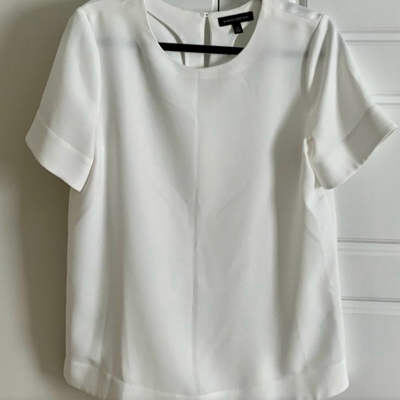 white Blouse banana republic medium - Picture 1 of 3